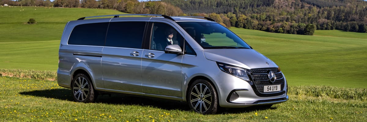 Mercedes V Class in rural location